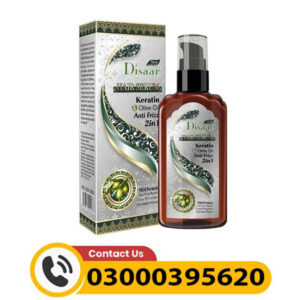 Disaar 2 In 1 Keratin & Olive Hair Serum