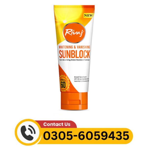 Rivaj UK Sunblock Cream In Pakistan