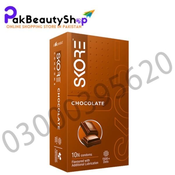 10Condoms Skore Chocolate Flavoured In Pakistan
