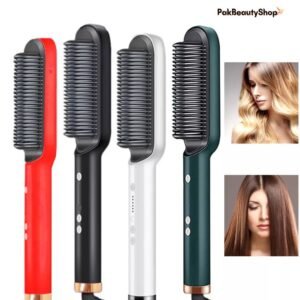 Hair Straightener Iron Brush