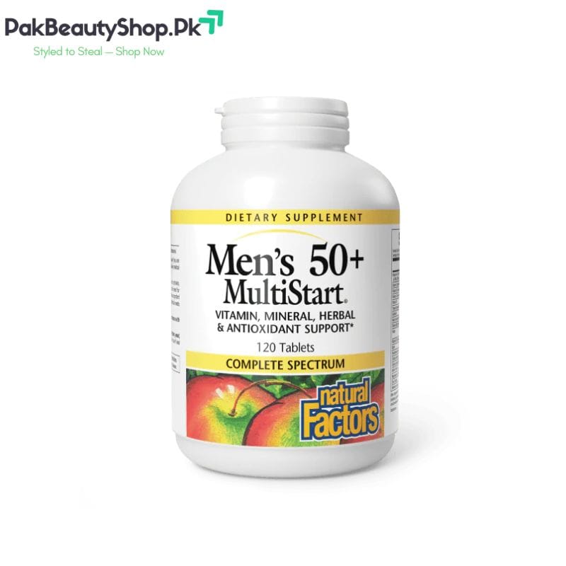 MultiStart Men's 50+ Multivitamin Tablets | Natural Factors 1 MultiStart Men's 50+ Multivitamin Tablets Price In Pakistan