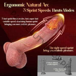 Mrgras Thrusting Dildo Vibrator | Realistic 3 Thrust