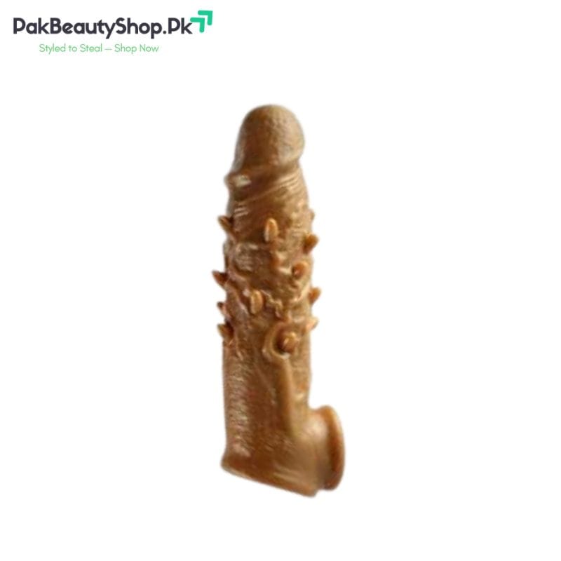 6.2 Inch Double Hole Sleeve With Extra Dots And Spikes 1 6.2 Inch Double Hole Sleeve | Enhance Intimacy In Pakistan