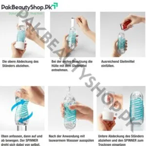 TENGA Spinner Brick 06 Male Masturbator |  Reusable Spiral-Motion