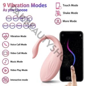 App-Controlled Vibrating Egg Massager | Remote G-Spot Toy