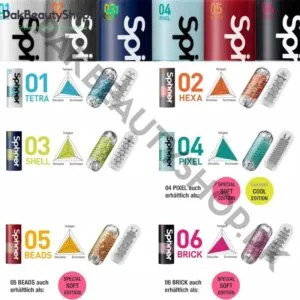 TENGA Spinner Brick 06 Male Masturbator |  Reusable Spiral-Motion