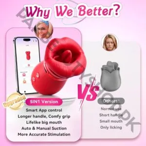 5-in-1 Rose Sex Toy | APP Controlled Vibrator