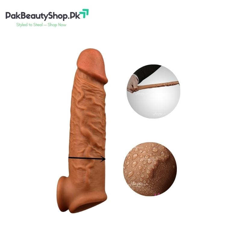 6.5 Inch Double Hole Realistic Penis Sleeve 1 6.5 Inch Double Hole Realistic Penis Sleeve In Pakistan