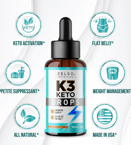 Zelso Nutrition K3 Keto Drops 2 Zelso Nutrition K3 Keto Drops Price