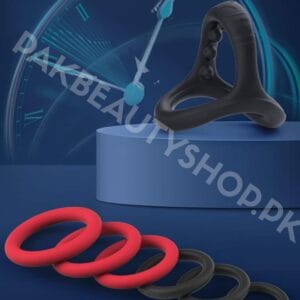 Canrok Silicone 7 Cock Rings for Men | Erection Enhancer