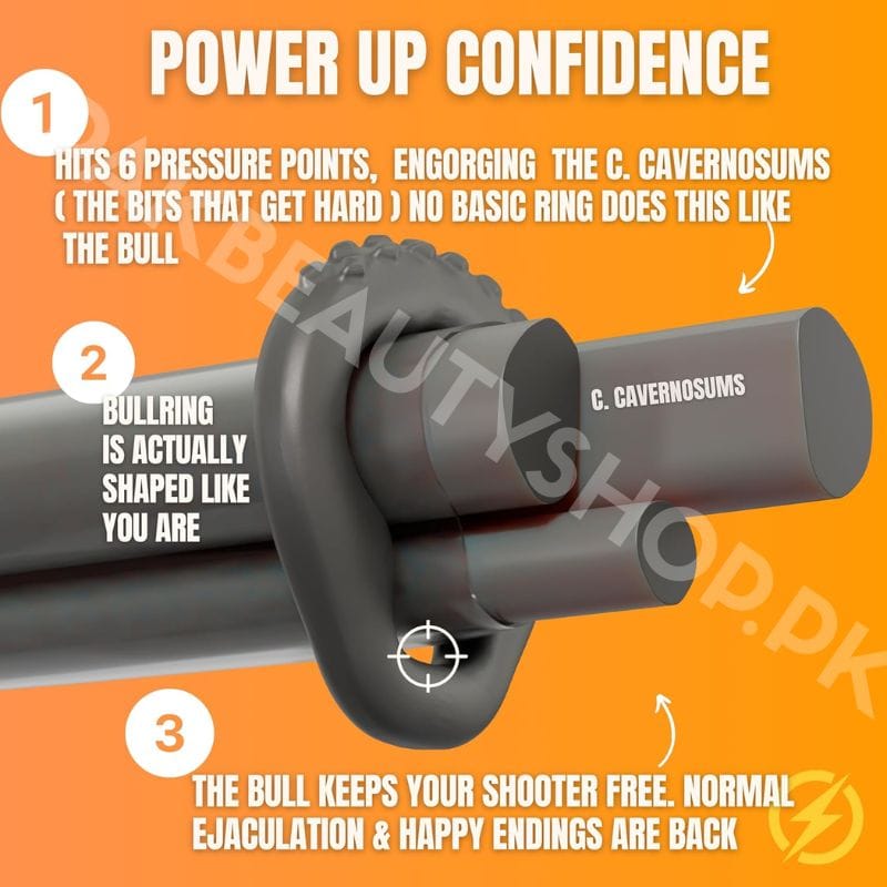 Bullring Silicone Mighty Cock Ring | Max Performance 4 Order Now Bullring Silicone Mighty Cock Ring In Pakistan