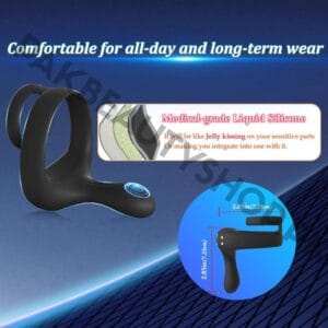 Movgani Vibrating Cock Parallel Ring | Remote Control