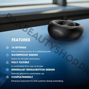 Axe Traumdich Vibrating Couple Cock Ring | 10 Modes