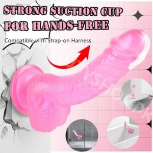 Discover Premium Sex Toys in Faisalabad for Ultimate Pleasure 32 7 Inch Soft Pink Dildo | Realistic Silicone Toy