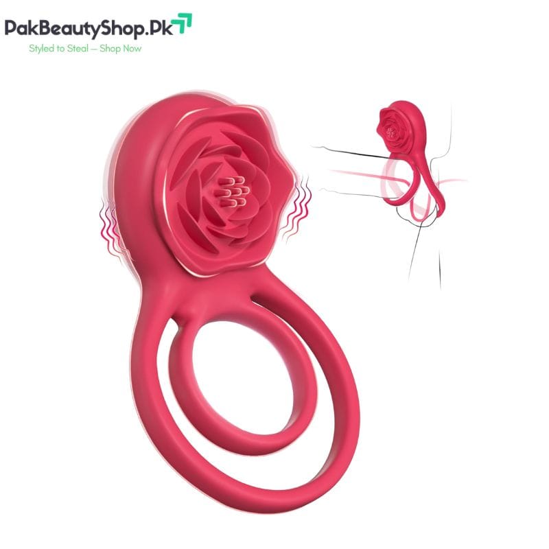 Movgani Rose Clitoral Vibrating Cock Ring | Couples Toy 1 Movgani Rose Clitoral Vibrating Cock Ring | Couples Toy