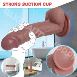 7.8 Inch Silicone Realistic Dildo | Suction Cup
