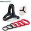Canrok Silicone 7 Cock Rings Set For Men