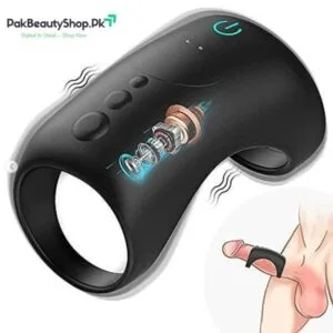 Dual-Silicone Cock Ring with G-spot Teaser