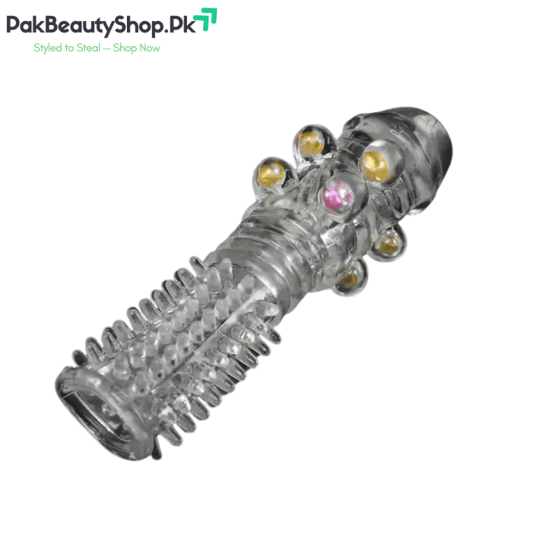 Reusable Condom Textured With Beads 1 Reusable Condom Textured With Beads