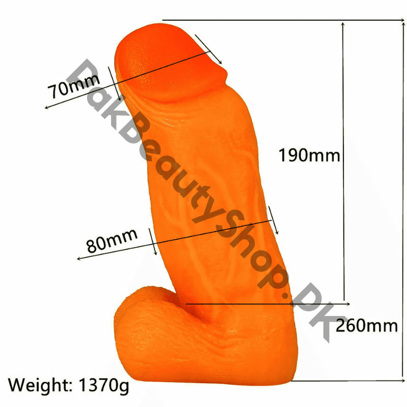 Huge & Thick Brown Dildo 3 Huge & Thick Brown Dildo