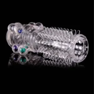 Reusable Condom Textured With Beads