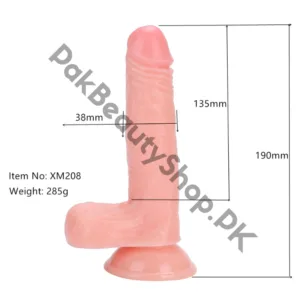 7.48 Inches Thrusting Brown Realistic Dildo