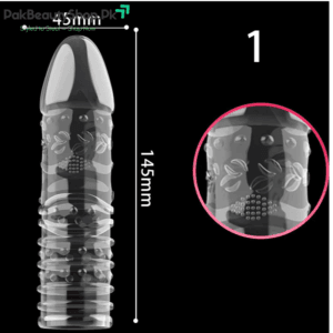 Extension Reusable Condom Penis Sleeve